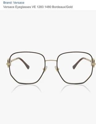 NUEVAS GAFAS VERSACE VE 1283 1480 BURDEOS/ORO 54mm 1283 Foto 1 de 4