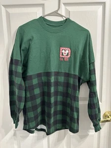 Spirit Jersey Gr. XS Walt Disney World Zuckerstange Weihnachten Urlaub grün kariert - Bild 1 von 3