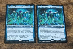 MTG 2x Mysterio, Master of Illusion - Spiderman - 0037 Rare - Picture 1 of 2