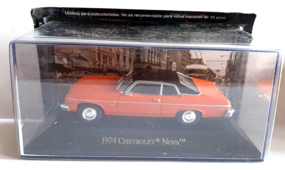 [40] DIE CAST CHEVROLET NOVA GRANDES AUTOS MEMORABLESEN MÉXICO - 1/43 - Immagine 1 di 1