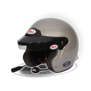 Neu Jethelm Bell MAG Rally Hans Silber FIA-zugelassen (XL) - Bild 1 von 3