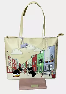 Radley Shoulder Bag Picture Bag CHIN WAG Large Ivory Mid Natural Leather RRP 259 - Picture 1 of 8