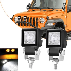 Mini Tamaño 2" 40W LED Cubo Barra de Luz de Trabajo Spot Pods DRL Conducción Para JEEP Off Road - Imagen 1 de 40