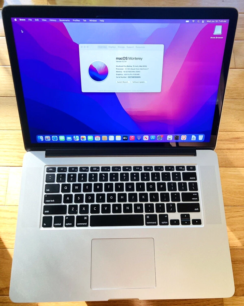 MacBookPRO  2015 値下げ 2015 Apple MacBook Pro 15.4 Inch Laptops for sale | eBay