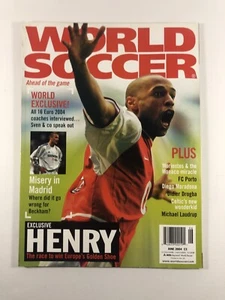 Football Magazine World Soccer June 2004 Henry Beckham - Imagen 1 de 8