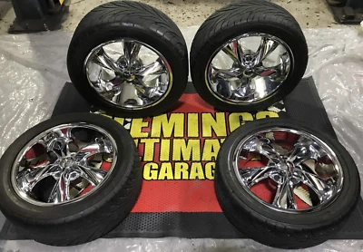 MHT Foose center cap wheels and Federal Tires 225 and 245 /45R17 - Image 1 of 4