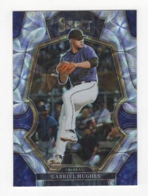 2023 PANINI SELECT BASEBALL SCOPE PRIZM GABRIEL HUGHES COLORADO ROCKIES #159 - Image 1 of 2