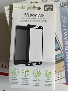 Moshi iVisor AG Screen Protector for Samsung Note 4 Bubble Free, White - NEW - Picture 1 of 11