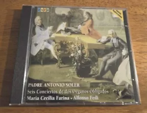 Padre Antonio Soler Seis Conciertos de dos Organos Obligados CD, Maria Farina - Picture 1 of 2