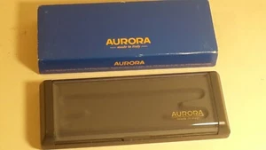 AURORA-CUSTODIA PER PENNA-VINTAGE +CONTROSCATOLA-ASTUCCIO-SCATOLA-RARE BOX-4+ - Foto 1 di 10