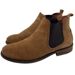 Wolverine Womens Shoes Suede Chelsea Boots Size 7 Brown Leather Ankle Casual - Picture 1 of 12