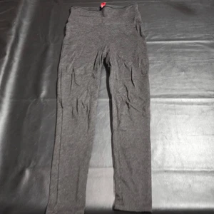 Spanx Damen schwarze Ready To Wow melierte Ponte Leggings Medium - Bild 1 von 5