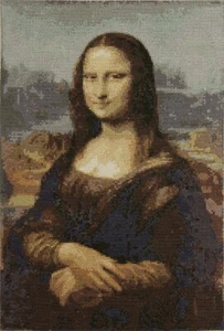 DMC Cross Stitch Kit - Le Louvre Collection - Mona Lisa BK1970/81 - Picture 1 of 2