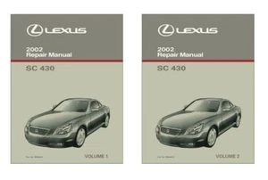 2002 Lexus SC 430 Shop Service Repair Manual - Picture 1 of 1