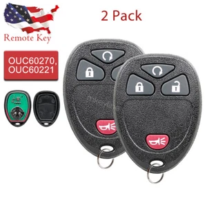 2 For 2007 2008 2009 2010 2011 2012 2013 GMC Sierra 1500 2500 Remote Car Key Fob - Picture 1 of 6