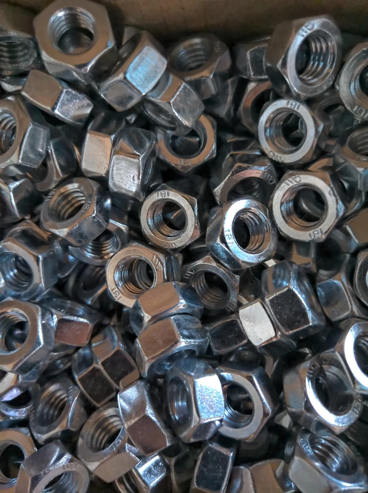 Sechskantmuttern Muttern verzinkt DIN 934 8.8 M2 - M24 - Bild 1 von 1