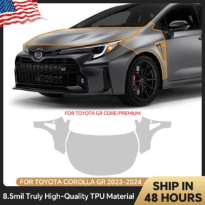 For Toyota GR Corolla Core/Premium 2023-2024 Hood Precut Paint Protection Film - Picture 1 of 20