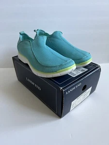 NEW Lands' End Women Sea Aqua Apres Mesh Slip-on Shoes 2212190 SZ 11 - Picture 1 of 6