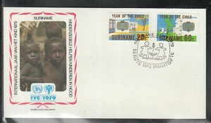 Postal History Suriname IYC International Year the Child beautiful FDC 1979 - Picture 1 of 1