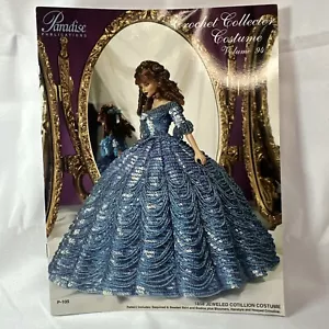 Paradise Publications 1858 Jeweled Cotillion Gown Crochet Collector Costume V94 - Picture 1 of 2