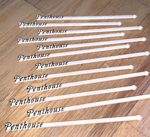 12 Old PENTHOUSE / KAHLER HOTEL SWIZZLE STIR STICKS - Rochester Minnesota - Picture 1 of 4