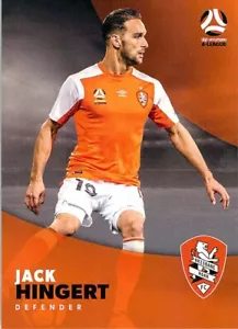 2017 2018 BRISBANE ROAR A-League Card JACK HINGERT - Picture 1 of 2