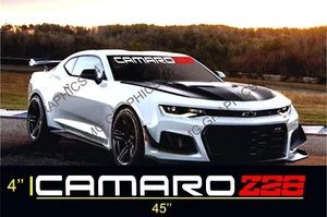 CAMARO z28 Chevrolet Windshield Sticker Logo Vinyl Decal Graphic Lettering - Picture 1 of 6