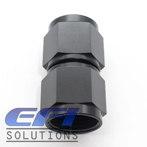 Straight Female Female Coupler / Joiner Fitting AN12 (Black) 131-12BLK - Picture 1 of 1