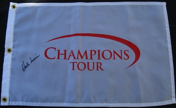 海尔·伊尔文亲笔签名冠军巡回赛高尔夫旗帜(带证明!) — 第 1/1 张图片