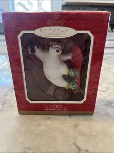 2001 HALLMARK DECORAZIONE NATALIZIA COCA COLA COOL SPORT ORSO POLARE SKATE BOARDER  - Foto 1 di 10