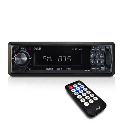 Pyle In-Dash Am/FMpx PLL Tuning Car Radio W Detachable Face Panel New PLR31MP - Image 1 of 4