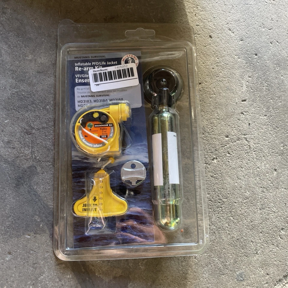 Kit de rebrazo inflador hidrostático Mustang Survival MA7214 automático para barco Md3188v01 Foto 1 de 2