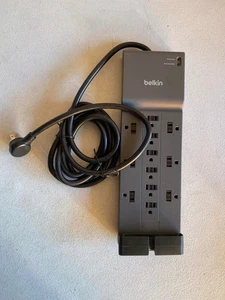 Belkin Striscia di Alimentazione Protezione da Sovratensioni 12 Uscite con 12 Prese AC e Spina Piatta 8ft, U - Foto 1 di 3