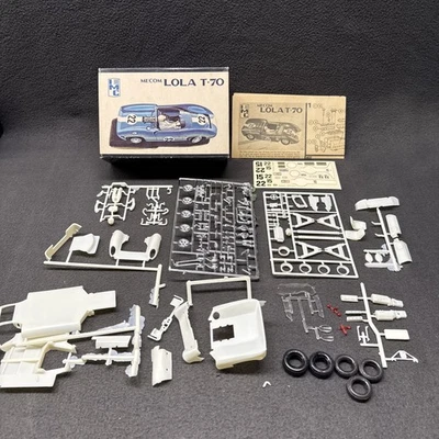 IMC Lola T-70 Mecom Spyder 108-200 Original Manual Decals 1966 Model Kit 1/25 - Image 1 of 4
