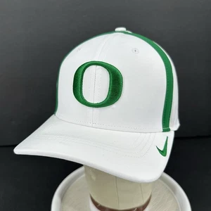 University of Oregon Ducks Nike Classic 99 Dri-Fit Sombrero Gorra Correa Blanco Verde - Imagen 1 de 14
