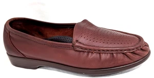 SAS Women's SAVVY Slip-On Loafer Tripad RUSSET Soft Leather Shoes US 7.5W/38* - Picture 1 of 12