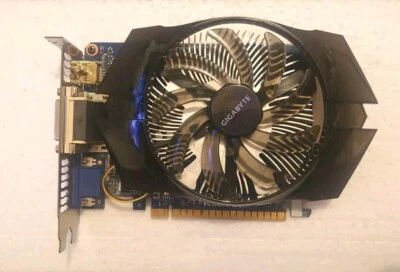 [No 6/8 pin] GIGABYTE GeForce GT640 OC - GV-N640OC-2GI - 2GB - HDMI DVi x2 VGA - Image 1 of 3