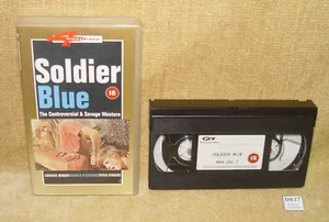 SOLDIER BLUE VHS VIDEO CASSETTE 4FRONT VIDEO CANDICE BERGEN DONALD PLEASENCE - Imagen 1 de 6