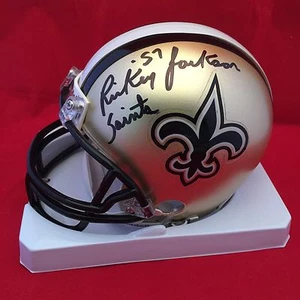RICKEY JACKSON SIGNED NEW ORLEANS SAINTS MINI HELMET - PSA/DNA - Picture 1 of 1