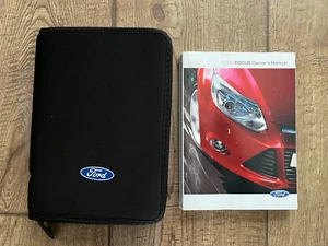 FORD FOCUS OWNERS MANUAL AND WALLET 2010-2014 HANDBOOK GUIDE - Picture 1 of 1