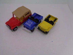 3x Vintage Lesley Streichholzschachtel Spielzeug - Sleet-n-Snow, CJ8 Jeep, Jeep - Bild 1 von 8