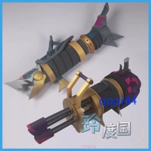 Arcane: League of Legends Jinx Cosplay Minigun Waffe Halloween Requisiten Kits EVA - Bild 1 von 15
