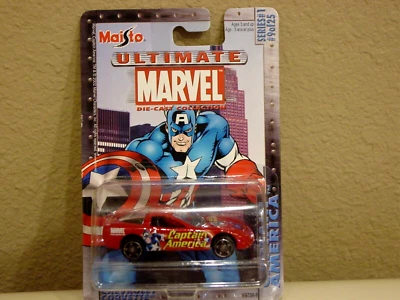 1997 Corvette Coupe Marvel Collection Captain America by Masito - Image 1 of 3
