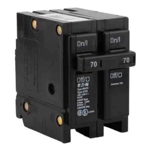 NEW EATON BR270 70 Amp 2 Pole 120/240V TYPE BR Circuit Breaker - Picture 1 of 3