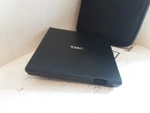 Dell External Laptop eSATA DVD-RW Drive with Case & Cable 0KM001 PD02S 0NR0VR - Picture 1 of 6