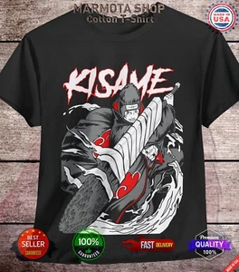 Kisame T-Shirt Naruto Shippuden Madara Sasuke Itachi Anime Tee Shirt Akatsuki - Picture 1 of 28