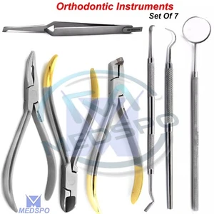 Zahnspange Halterung Halte Pinzette Dental Zahn Explorer Sonde Instrumente - Bild 1 von 15