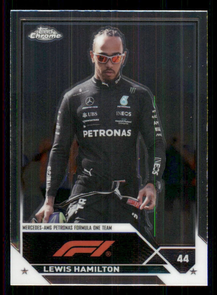 2023 Topps Chrome Formula 1 #23 Lewis Hamilton - Image 1 of 2