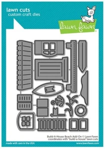New! Lawn Fawn BUILD-A-HOUSE BEACH ADD-ON Lawn Cuts Die LF3182 - Picture 1 of 1