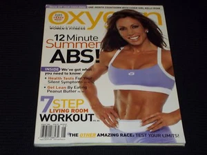 2005 AUGUST OXYGEN MAGAZINE - 12 MINUTE SUMMER ABS FRONT COVER - H 431 - Picture 1 of 2